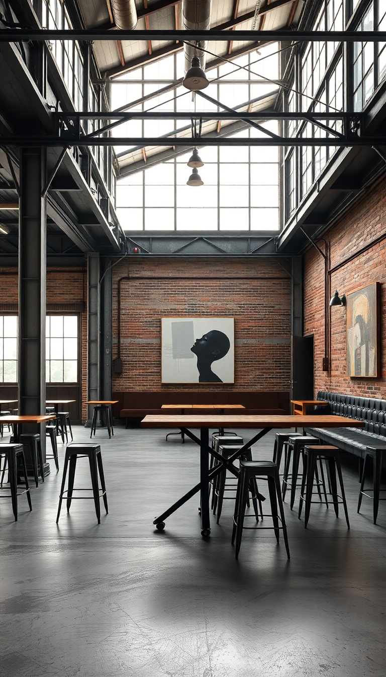 Industrial cafe