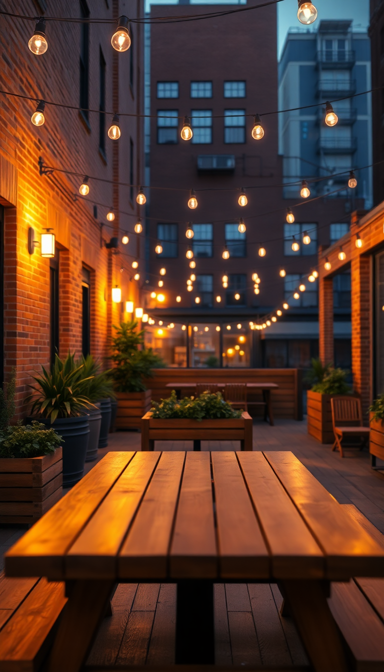Urban patio
